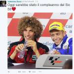 Valentino Rossi ricorda con un tweet