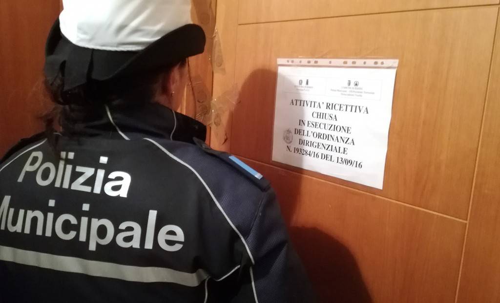Prostituzione. La Polizia Municipale chiude un residence a Viserba