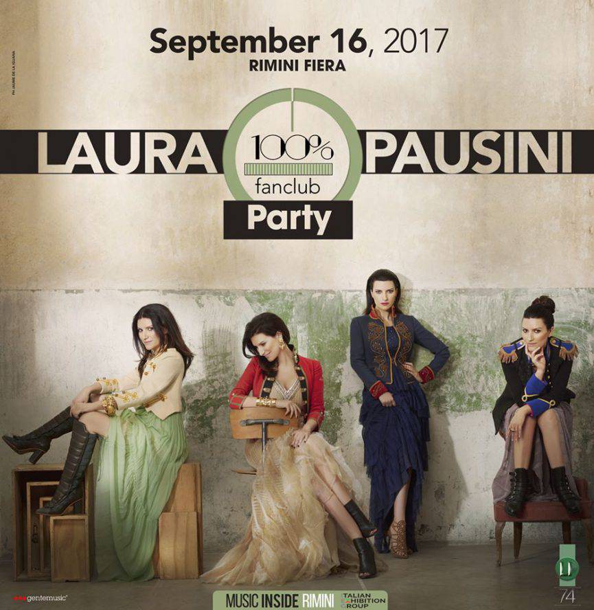 Sarà a Rimini il raduno dei fan di Laura Pausini