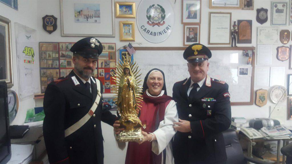 Ritrovata dai Carabinieri la statua della Madonna trafugata
