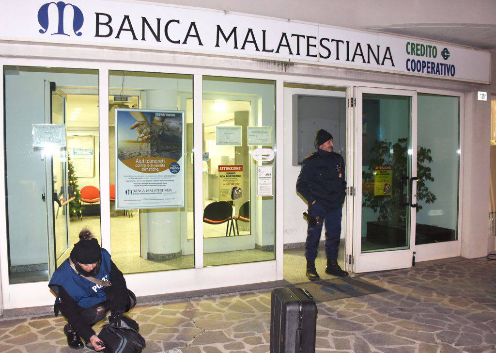 Assalto al bancomat della Banca Malatestiana alle Celle