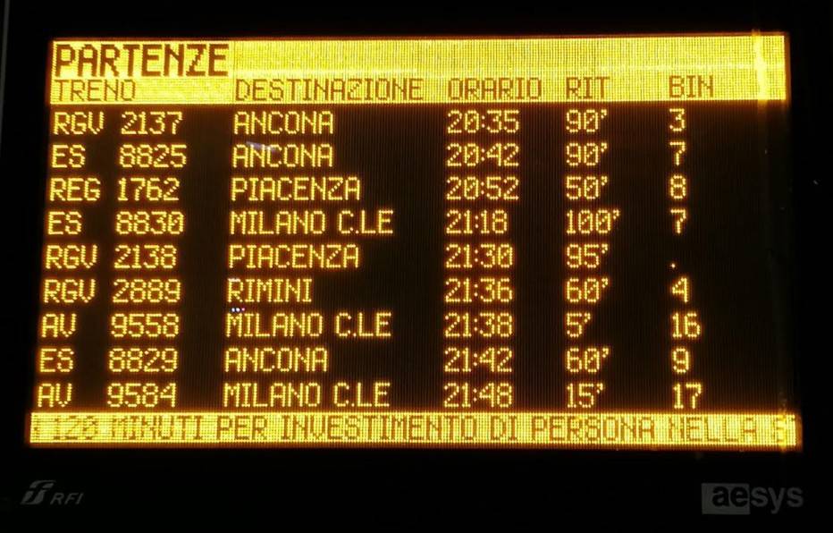 Investimento sulla Bologna-Rimini. Pesanti ritardi per il traffico ferroviario