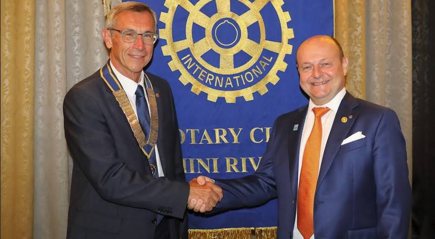 Rotary Club Rmini Riviera, Maurizio Temeroli è ol nuovo presidente