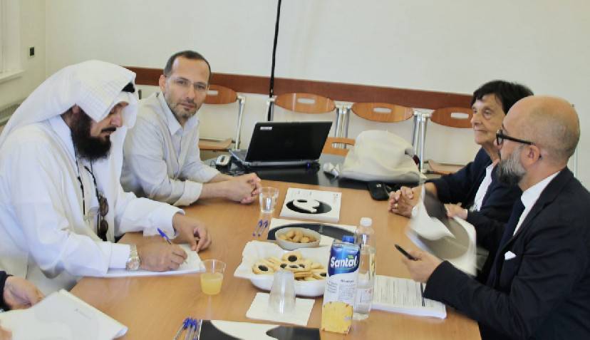 La delegazione della Lega Musulmana Mondiale in visita al Meeting
