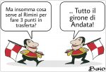 La vignetta di Baio dopo Renate-Rimini 1-0