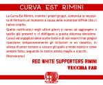 La nota della Curva Est Rimini