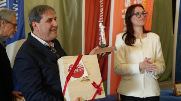 Paolo Pieroni, vincitore assoluto 2023, con Serena Giorgetti
